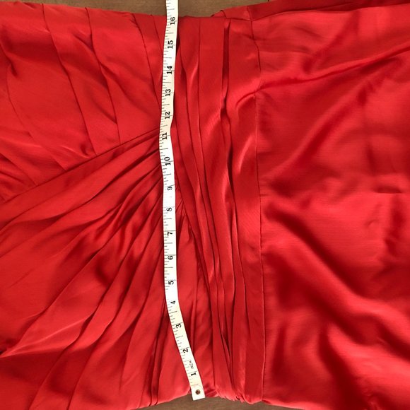 Belsoie red sweetheart prom dress, size 16 - Picture 2 of 3